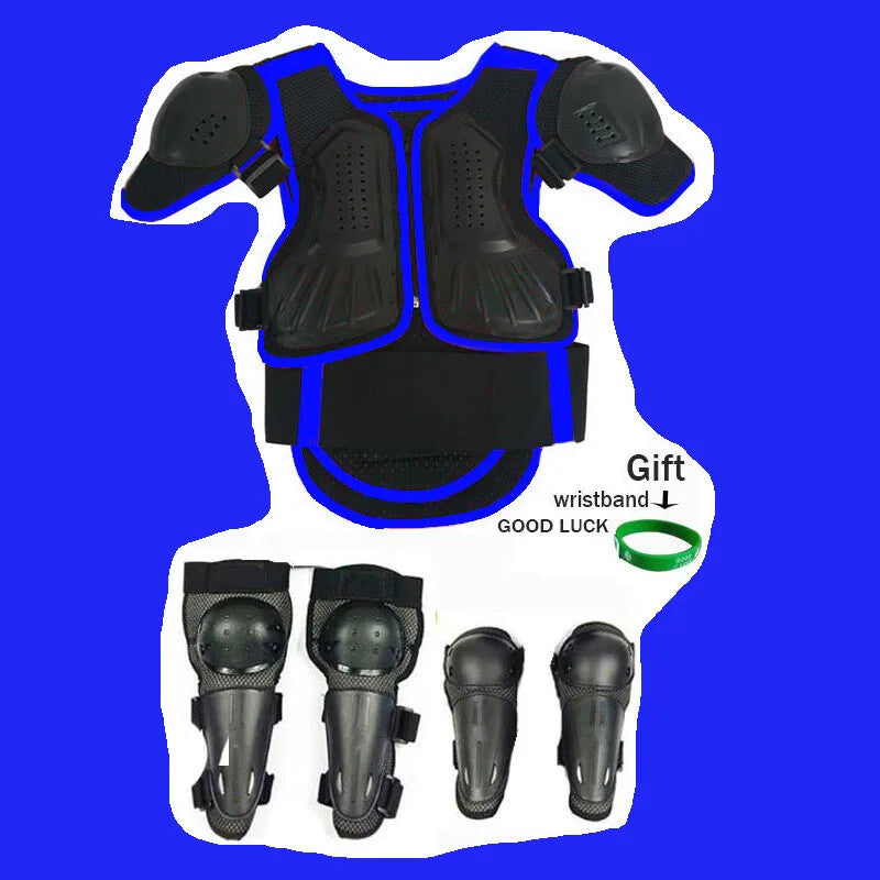 Load image into Gallery viewer, Kids Motocross Body Armor Back Protector Ride-On Horse Toy for Ages 4-15 Years
