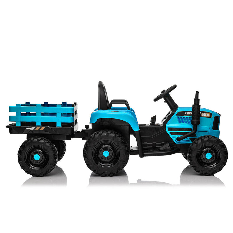 Load image into Gallery viewer, 24V 400W Electric Ride-On Tractor Toy with Trailer
