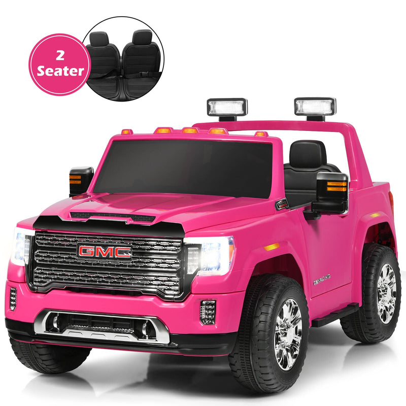 Load image into Gallery viewer, Licensed GMC 2-Seater Pink Ride On Truck for Kids with Remote Control - 12V
