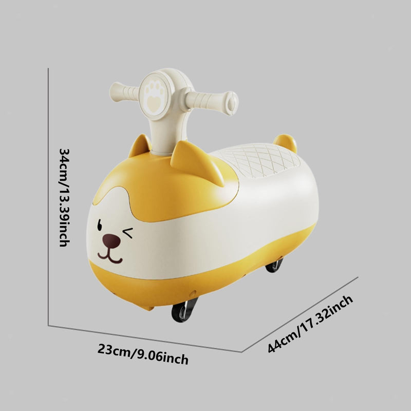 Load image into Gallery viewer, Silent Wiggle Car Kids Scooter Outdoor Ride-On Toy for Boys and Girls
