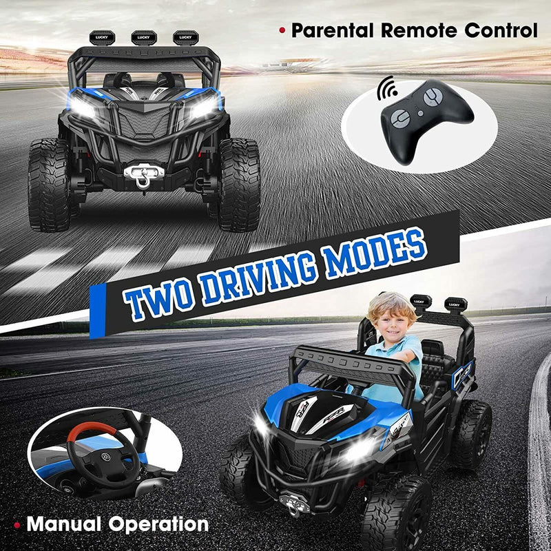 Load image into Gallery viewer, 12V 35W Engine Children Boys Ride On UTV Vehicle, Wireless Control, Spring Suspension
