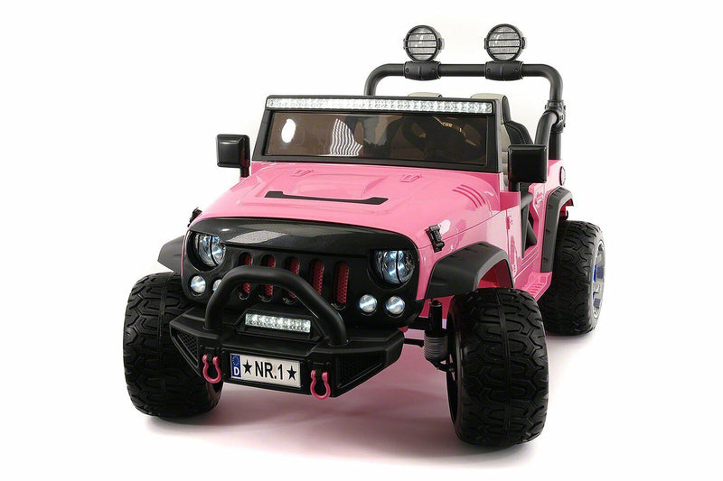 Load image into Gallery viewer, 12V CHILD&#39;S Girls RIDE ON TRUCK SUV JEEP 2 High-Powered Engines W/ Remote Control- Pink
