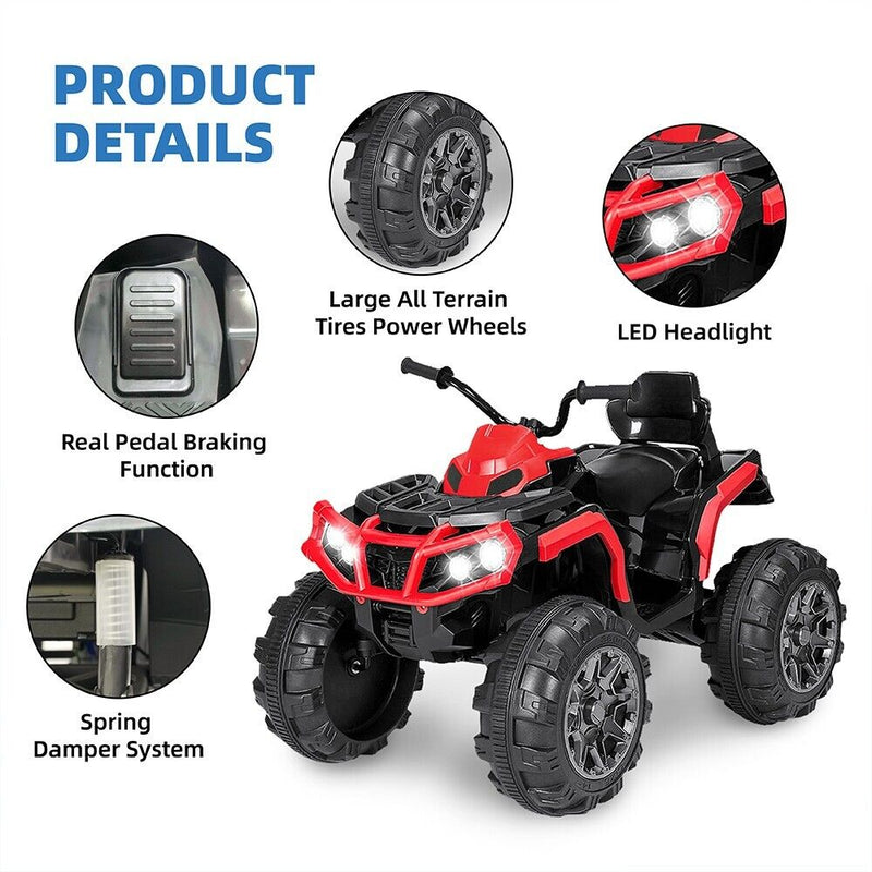 Load image into Gallery viewer, Electric ATV Off-Road Quad Car Toy for Kids - 24V with LED Lights and Dual Speed Options
