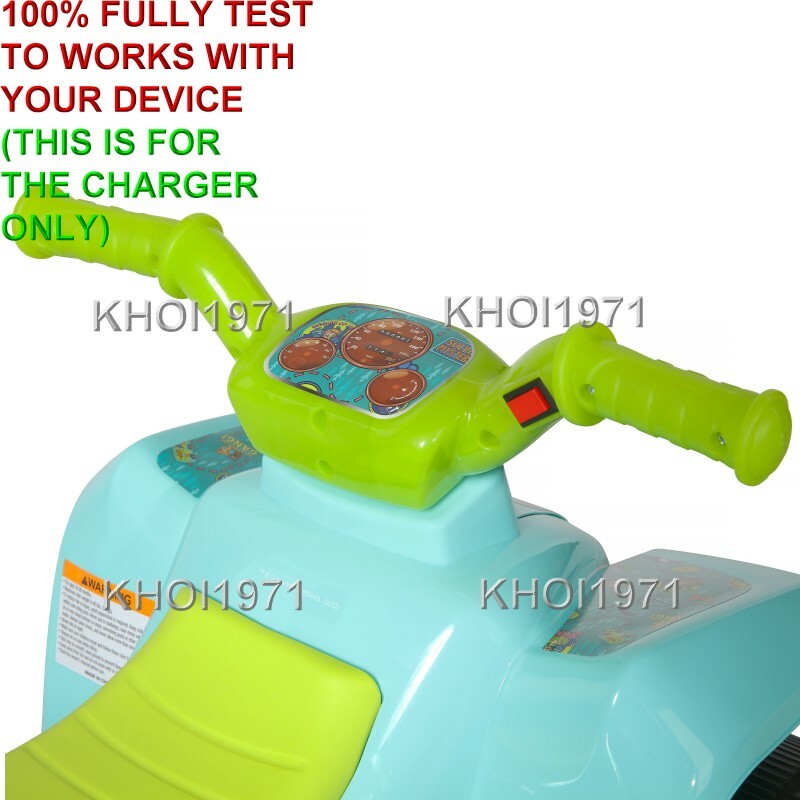 Load image into Gallery viewer, AC Charger Adapter for 6V Battery Dynacraft Scooby Doo Quad Ride-On
