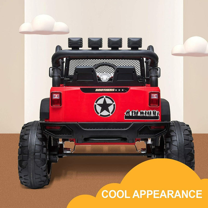 Load image into Gallery viewer, Uenjoy 12V Spacious Children&#39;s Electric Ride on Car 2 Seater Sport Utility Vehicle Truck Battery Powered with Remote Control
