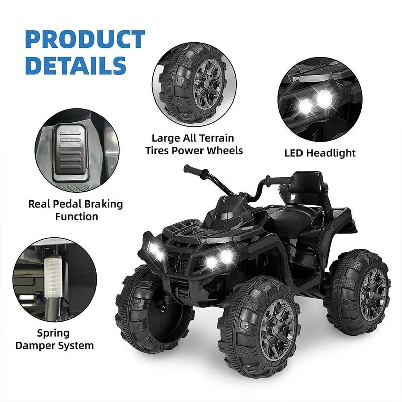 Load image into Gallery viewer, 24V Electric ATV Off-Road Quad Car Toy for Kids with 2 Speeds and LED Lights

