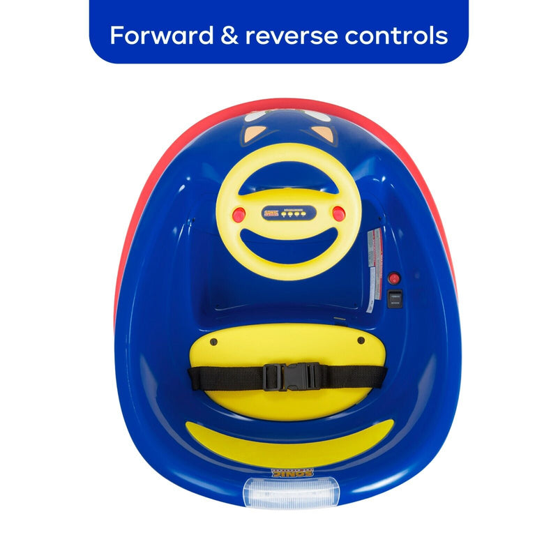 Load image into Gallery viewer, Rev up the Fun with Sonic&#39;s Electric Bumper Car: 2 Speeds and 360-Degree Turns for Kids!

