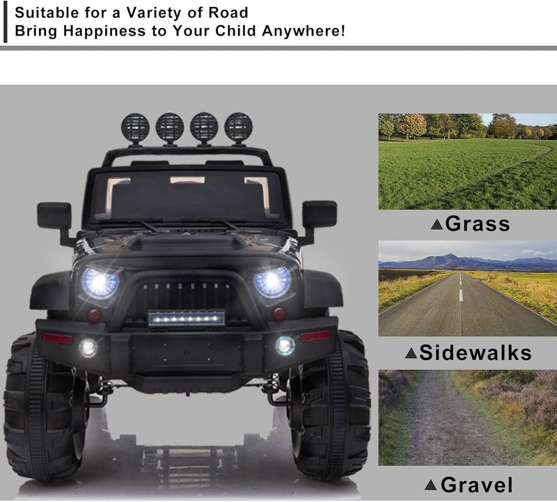 Load image into Gallery viewer, 12V Electric Ride-On Pickup Truck for Kids with 3 Speeds and Remote Control
