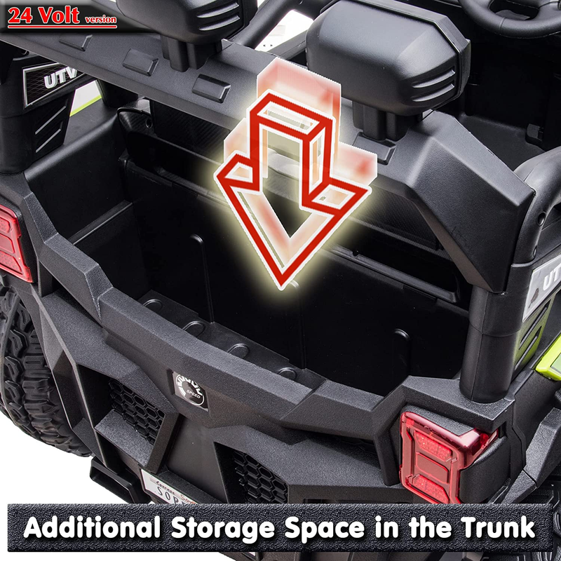 Load image into Gallery viewer, Remote Controlled Kids Electric 4x4 Truck Ride-on Toy - 24V Quad ATV
