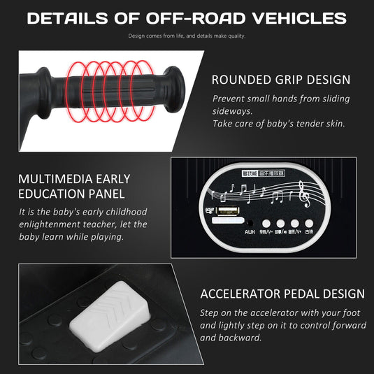 6V Electric ATV Quad Kids Ride-on Car Battery Powered 4-Wheel Motorcycle