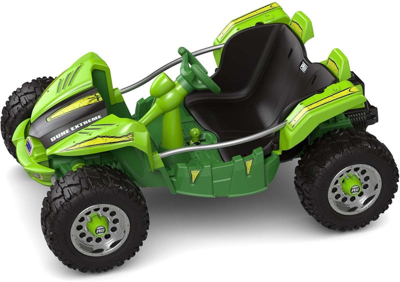 Load image into Gallery viewer, 12V Green Rechargeable Battery-Powered Kids Ride-On Dune Buggy ATV Racer
