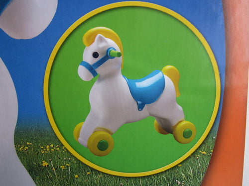 2-in-1 Ride-On and Rocking Horse Vehicle for Toddlers 12 Months and Up