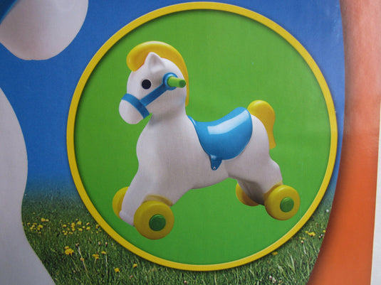 2-in-1 Ride-On and Rocking Horse Vehicle for Toddlers 12 Months and Up