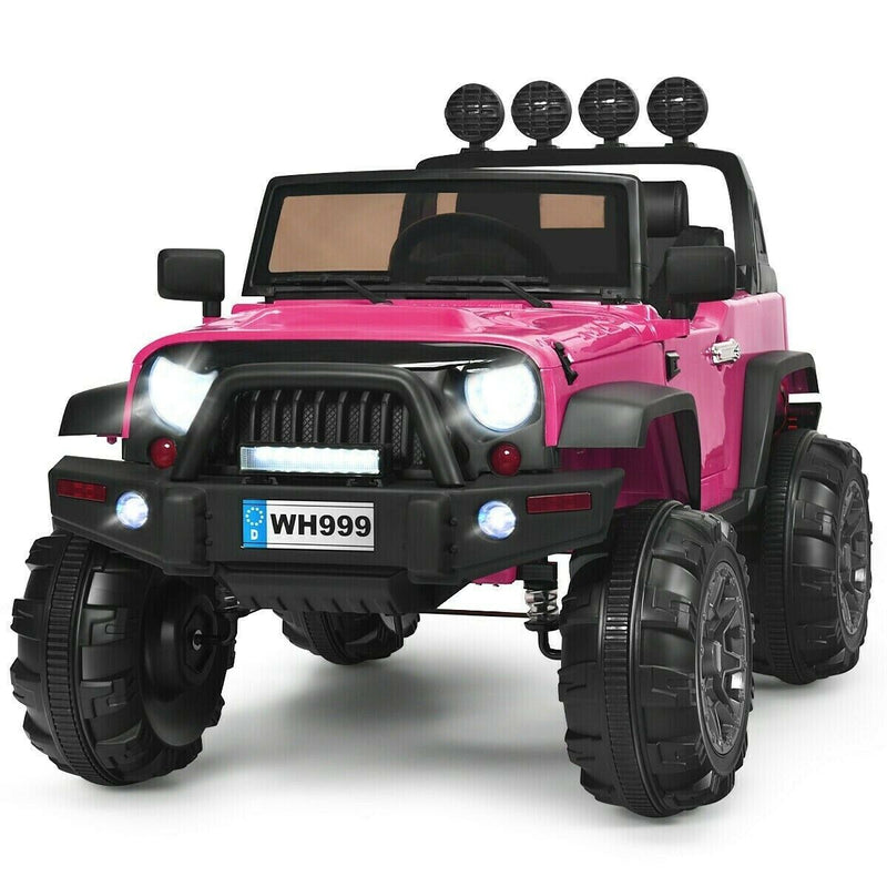 Load image into Gallery viewer, 12V Children&#39;s Ride-On Toy Truck with Spring Suspension System
