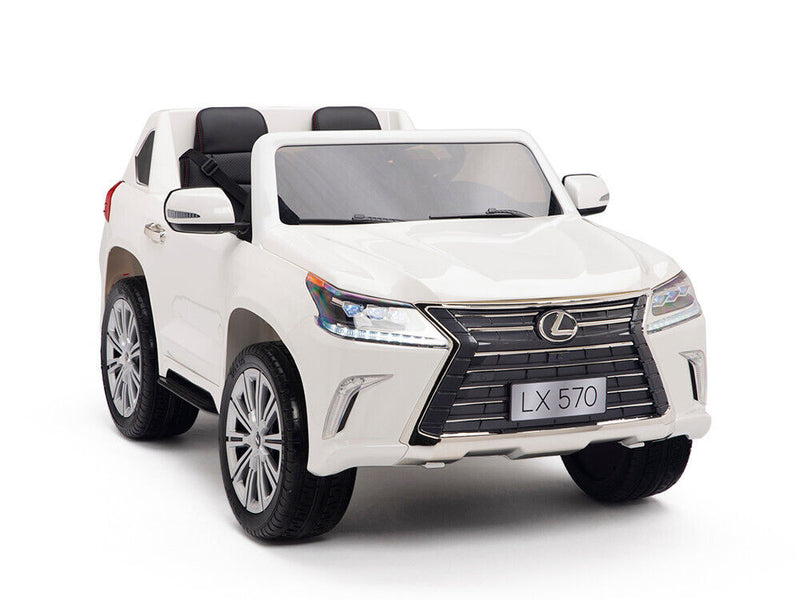 Load image into Gallery viewer, Blue 24V Power Lexus 570 Kids Electric Ride-on SUV with 4x4 Capability and EVA Rubber Tires
