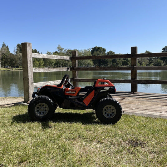 24V Touchscreen Clash Ride-On Mega Buggy - UTV Adventure Vehicle for Two - Razor UTV Inspired - Off-Road All-Terrain Fun Machine - Can-Am Style