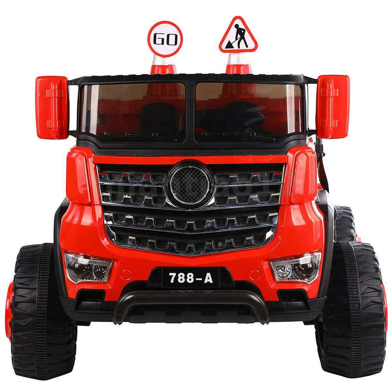 Load image into Gallery viewer, 12V Electric Construction Toy - Dump Truck with Moving Bed and Shovel
