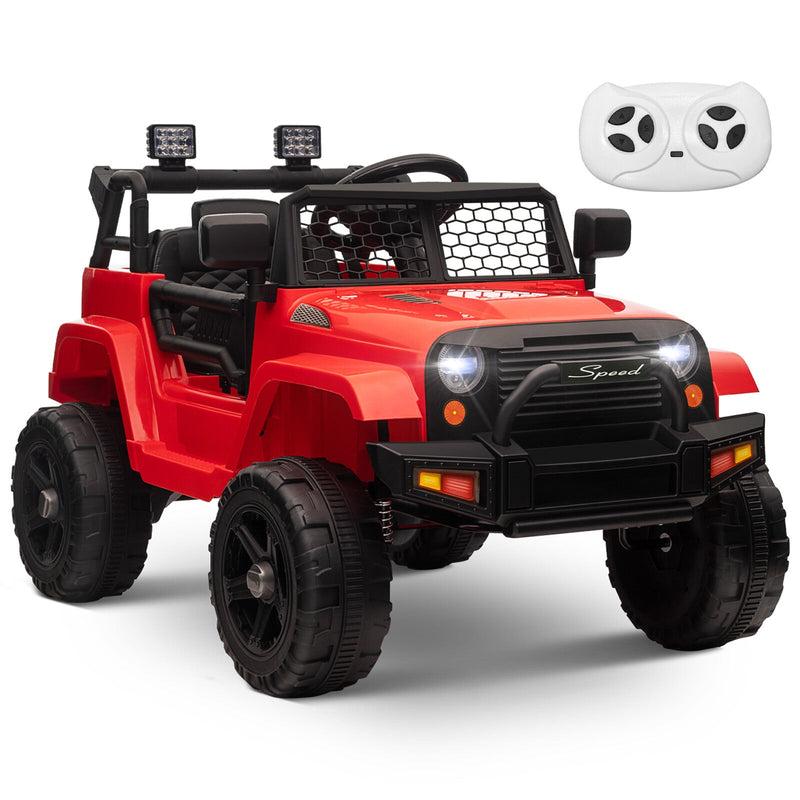 Load image into Gallery viewer, 12V Kids Ride-On Truck with Remote Control, Power Wheels, and LED Lights
