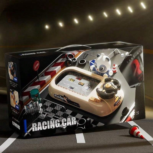 Racing Adventure Musical Steering Wheel Toy Car for Kids Driving Game