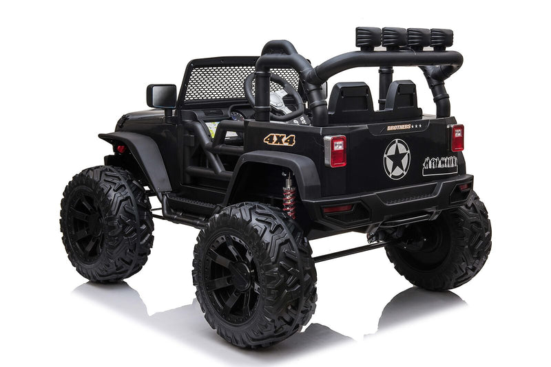 Load image into Gallery viewer, Rev Up the Fun with Our Remote Control Ride-on Car for Kids - Featuring Foot Pedal, LED Lights, and Music!
