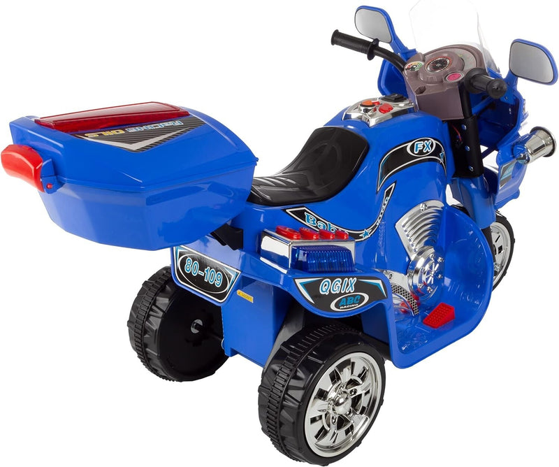 Load image into Gallery viewer, Battery-Powered 3-Wheel Ride-On Motorcycle Trike for Kids
