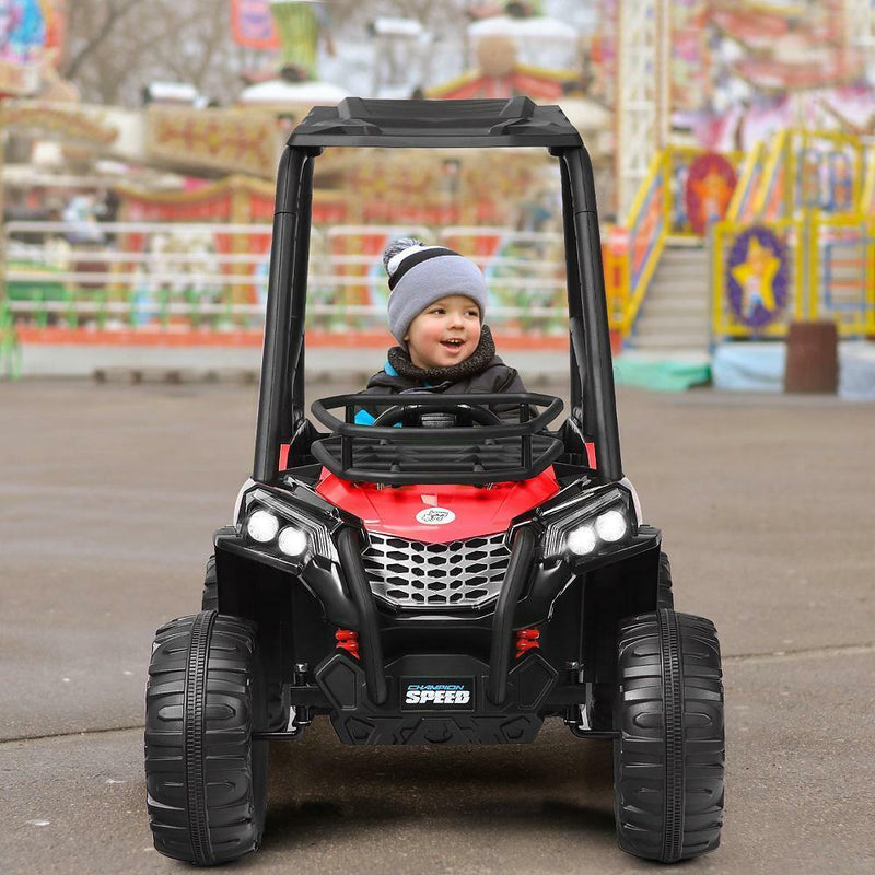 Load image into Gallery viewer, 12V Children&#39;s Ride-On Electric Off-Road UTV Truck with Remote Control, Music Player, and LED Lights
