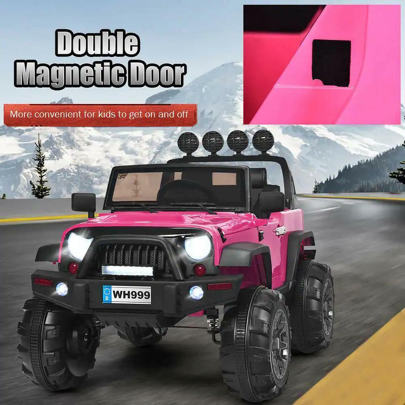 Load image into Gallery viewer, Bluetooth Ride-On Truck for Kids with Headlights and Remote Control - Suitable for Ages 3 to 7
