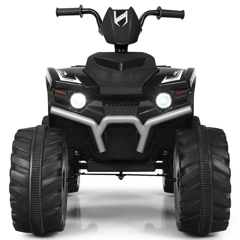 Load image into Gallery viewer, 12V Electric ATV Quad for Kids with Music, LED Lights, and Black Finish

