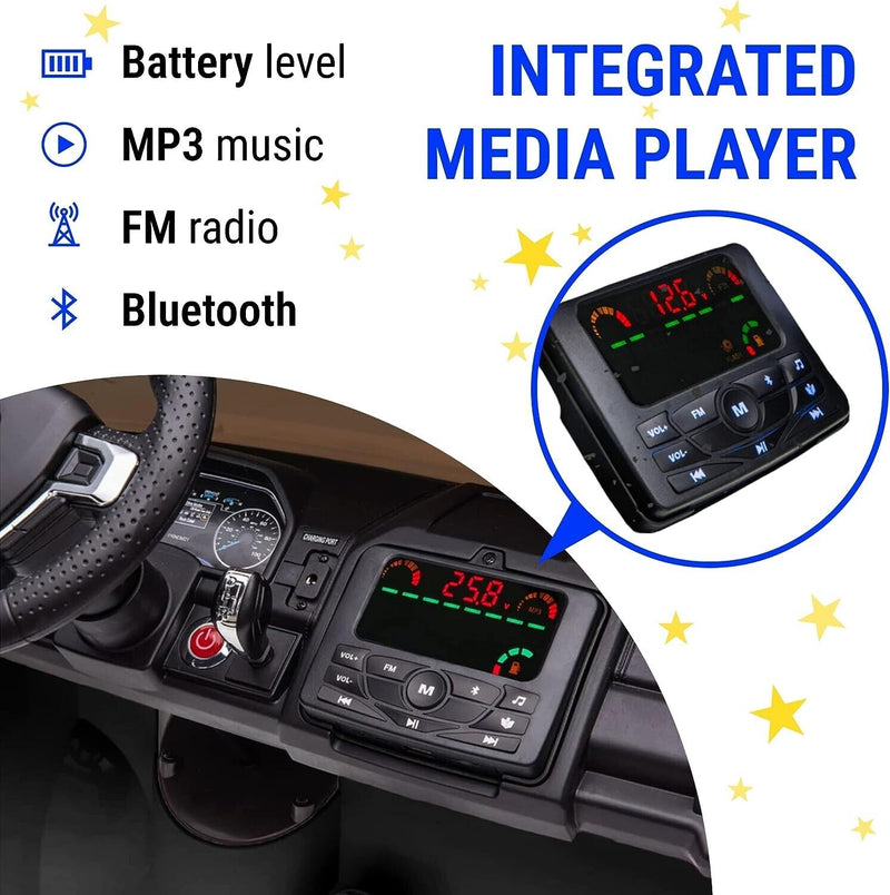 Load image into Gallery viewer, 2023 Ford F450 24v 2 Seater Children&#39;s Electric Ride-On Truck with Interchangeable Battery
