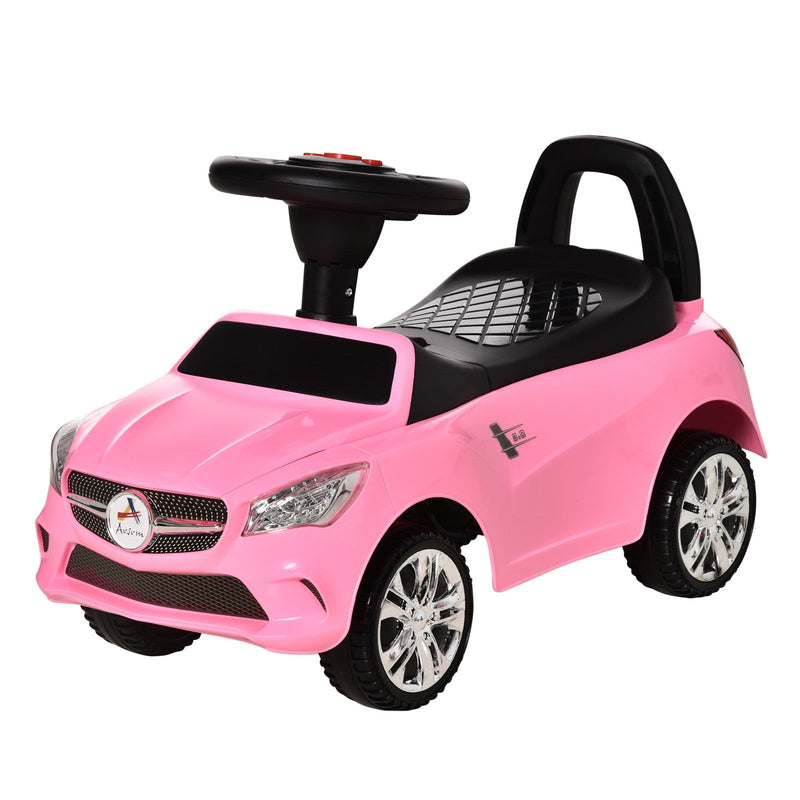 Load image into Gallery viewer, Ride-On Sliding Car with Horn, Music, Lights, and Storage – No Power Needed
