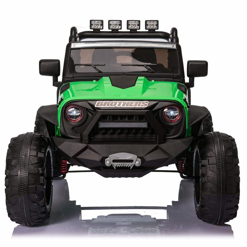 Load image into Gallery viewer, 12V/24V Kids Ride-On Truck Car Jeep with LED Lights &amp; Remote Control - 2 Sizes Available
