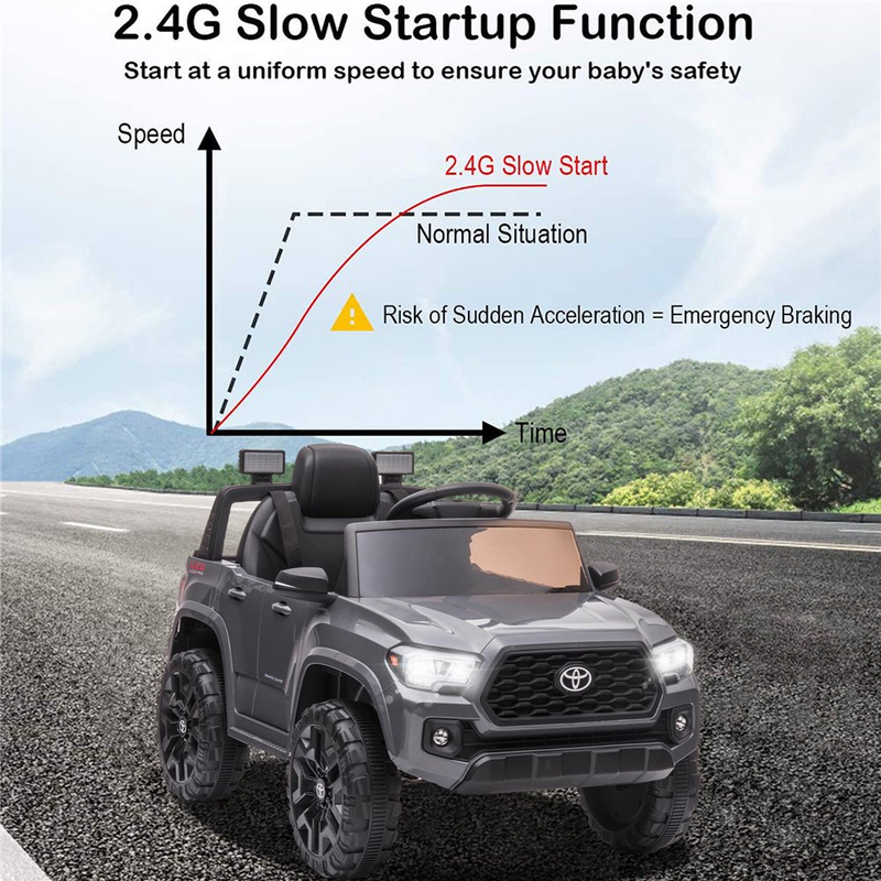 Load image into Gallery viewer, 12V Powered Ride on Toy Cars for Boys - Toyota Tacoma Style with Remote Control
