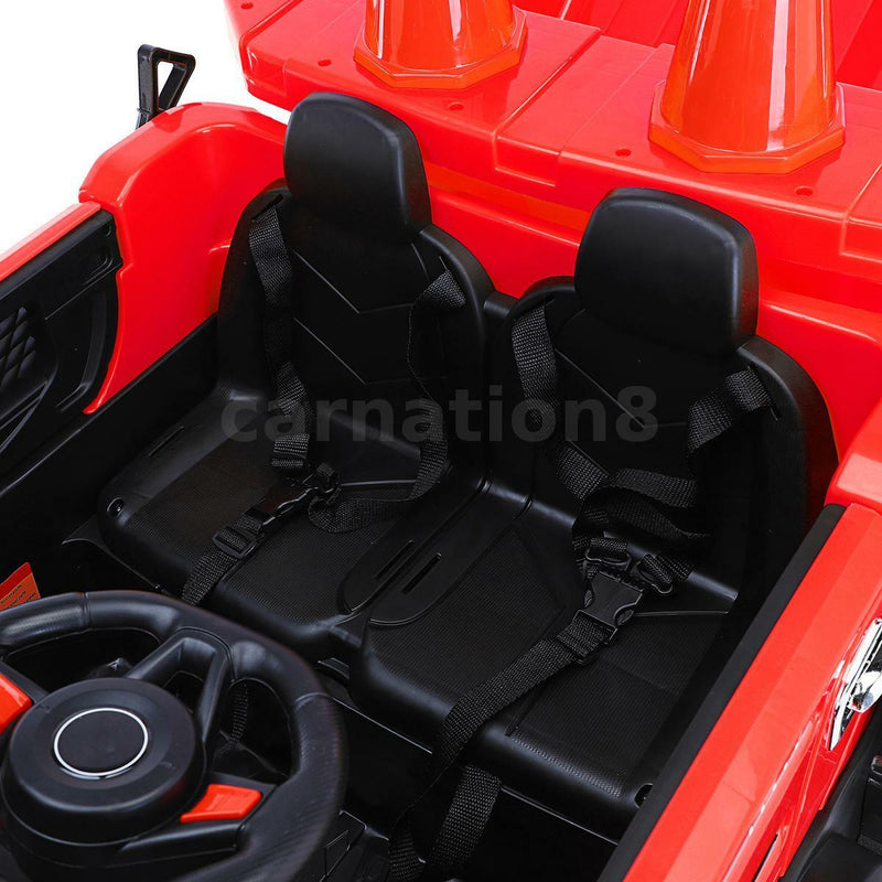 Load image into Gallery viewer, 12V Four-wheel Drive Construction Truck 2.4G Remote Control/App Control Children&#39;s Electric Ride On Vehicle
