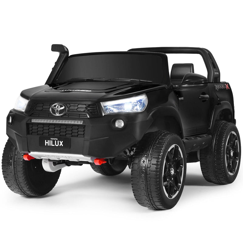 Load image into Gallery viewer, Licensed Toyota Hilux Ride On Truck Car 2-Seater 4WD with Remote Control - Painted Black
