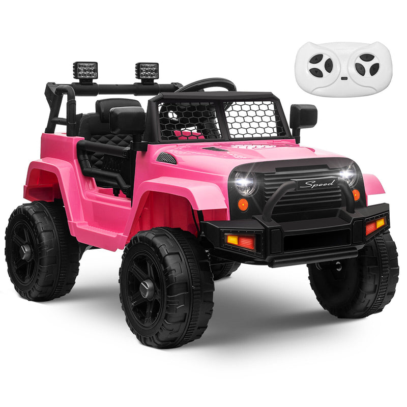 Load image into Gallery viewer, 12V Kids Ride-On Truck with Remote Control, Power Wheels, and LED Lights
