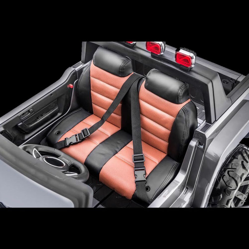 Load image into Gallery viewer, Electric Kids Ride On Car Truck with 4-Wheel Drive, Dual Seats, Pneumatic Tires, and Remote Control
