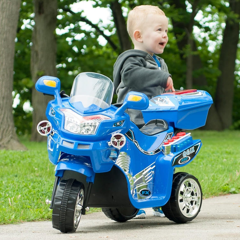 Load image into Gallery viewer, Battery-Powered 3-Wheel Ride-On Motorcycle Trike for Kids
