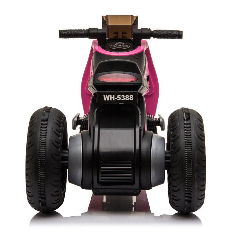 Load image into Gallery viewer, Fun and Stylish Pink Electric Motorcycle for Kids with USB Music - Perfect Birthday Gift for Girls!
