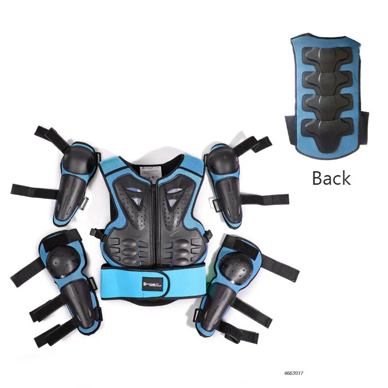 Load image into Gallery viewer, Kids Motocross Body Armor Back Protector Ride-On Horse Toy for Ages 4-15 Years
