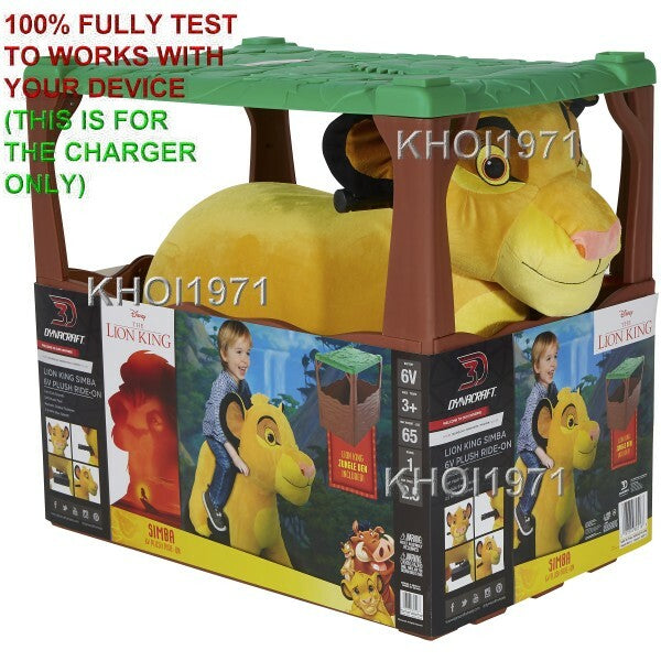 Load image into Gallery viewer, AC Wall Charger Adapter for 8805-16 Ride-On Toys Compatible with Lion King Simba Deluxe Models
