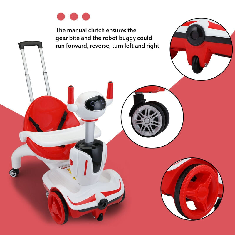 Load image into Gallery viewer, TOBBI 3-in-1 Robot Buggy Electric Car: The Perfect Gift for Toddlers with Remote Control
