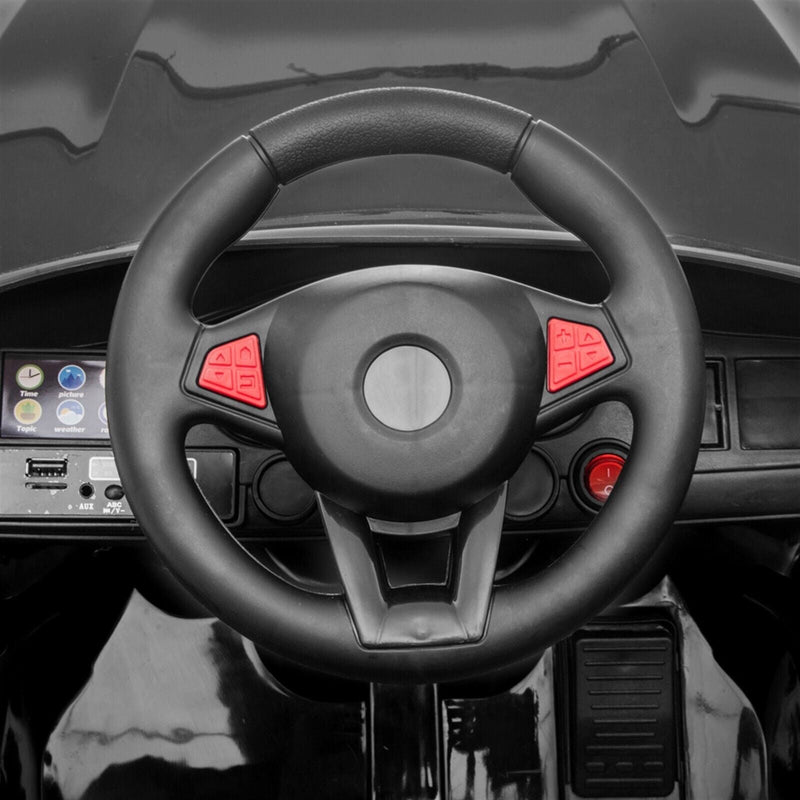 Load image into Gallery viewer, Electric Ride-On Car for Kids with Remote Control and LED Lights - Black
