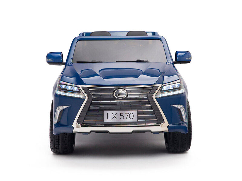 Load image into Gallery viewer, Blue 24V Power Lexus 570 Kids Electric Ride-on SUV with 4x4 Capability and EVA Rubber Tires
