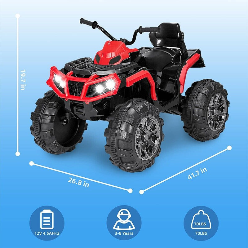 Load image into Gallery viewer, Electric ATV Off-Road Quad Car Toy for Kids - 24V with LED Lights and Dual Speed Options
