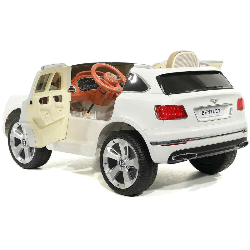 Load image into Gallery viewer, LICENSED BENTLEY BENTAYGA 12V CHILD&#39;S RIDE-ON TOY SUV WITH EVA RUBBER WHEELS, TWIN MOTORS, AND REMOTE CONTROL ACCESS.
