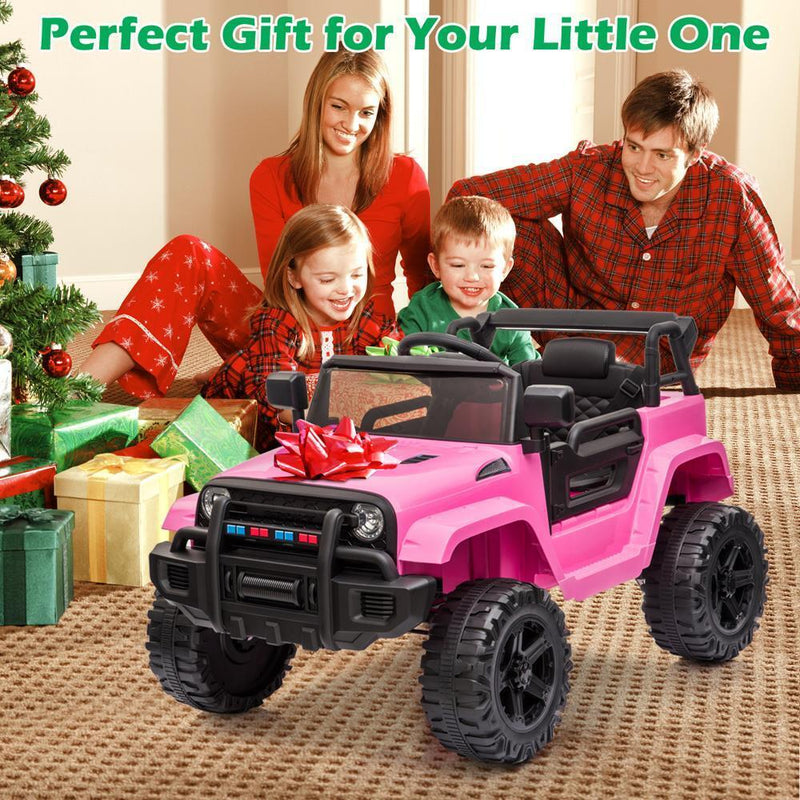 Load image into Gallery viewer, 12V Pink Ride On Car Truck for Girls with 3 Speed Modes - Perfect Gift for Kids

