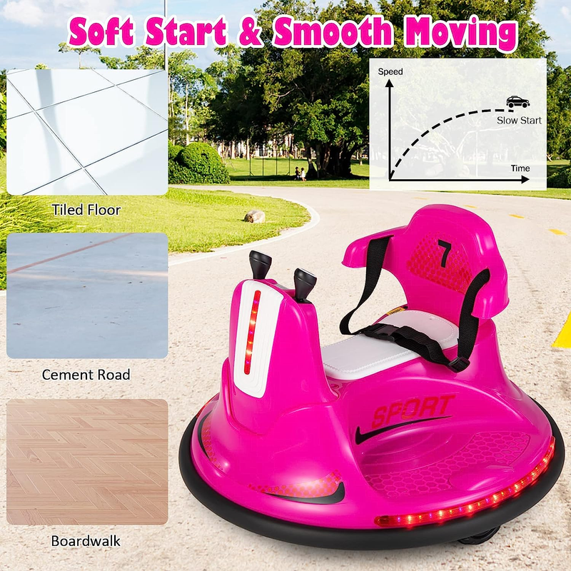 Load image into Gallery viewer, Remote Control Electric Bumper Car for Kids - Battery Powered Ride-On Vehicle
