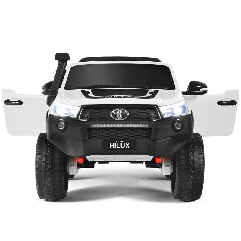 Load image into Gallery viewer, 2-Seater 4WD Toyota Hilux Ride On Truck with Remote Control - Licensed, 12V, White
