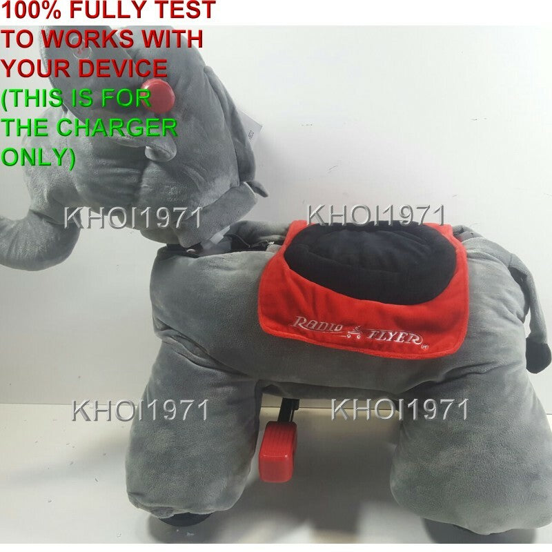 Load image into Gallery viewer, AC Wall Charger Adapter for 987 Radio Flyer Peanut Elephant Deluxe Ride-On Toy
