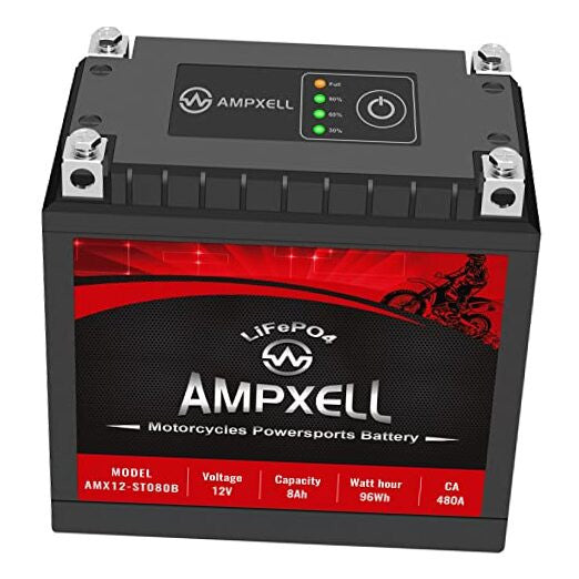 Load image into Gallery viewer, YTX14-BS 12V 8Ah Lithium Powersport ATV Motorcycle Battery with 480A CCA
